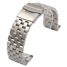 24mm SOLID HEAVY BRUSHED BRACELET For CITIZEN BJ8050-08E ECOZILLA WATCH BAND