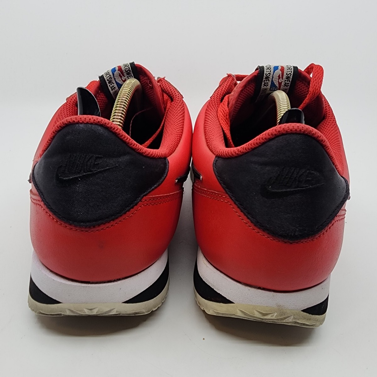 Nike Cortez NBA SE Red White Black Running Shoes Rare CI1047