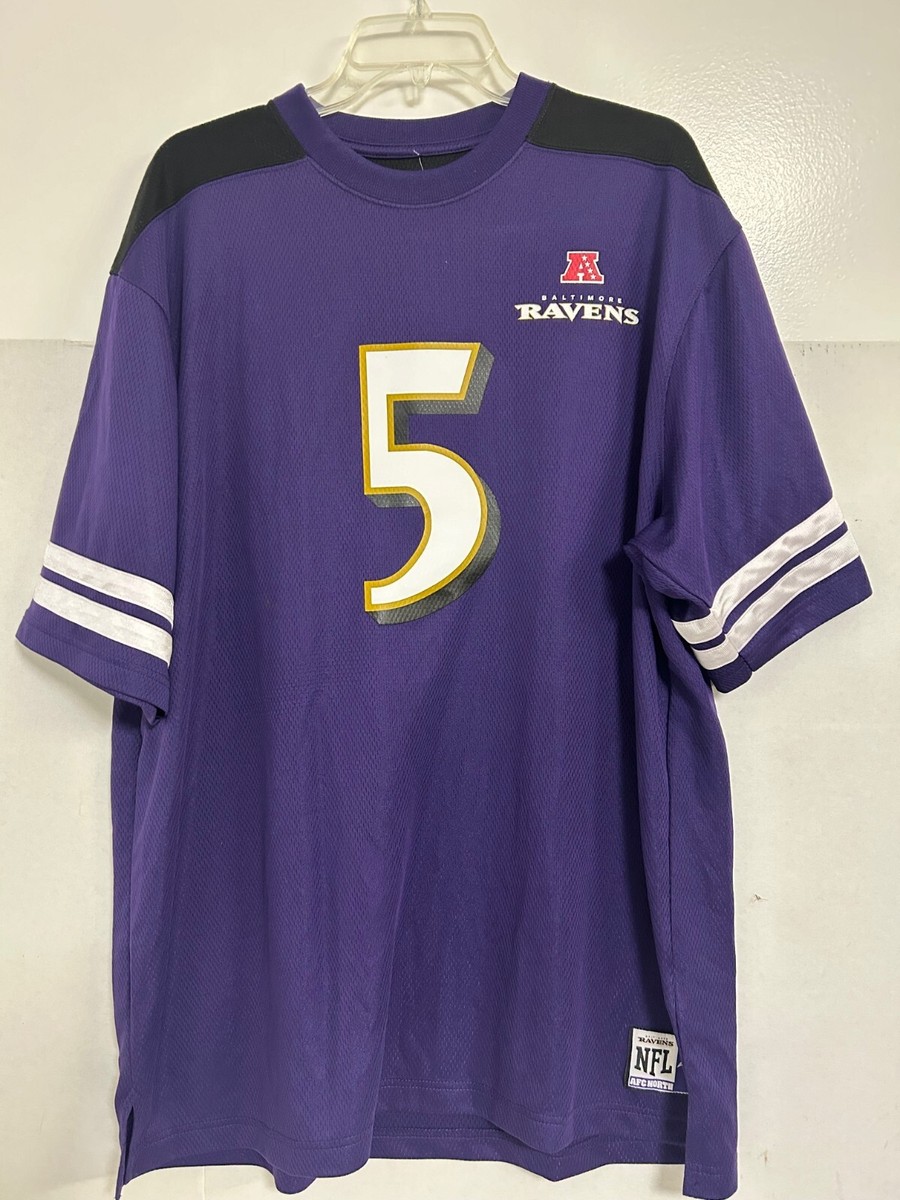 Baltimore Ravens NFL Name & Number Flacco #5 Jersey Men's 2XL | eBay