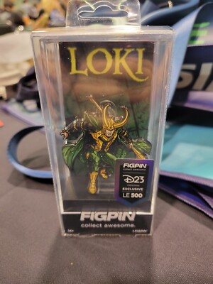 FIGPIN Marvel LOKI Glitter 2024 Disney D23 Expo Exclusive LE 500 *IN HAND*