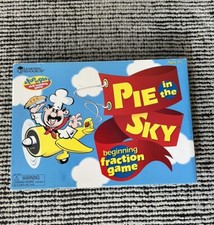Learning Resources PIE IN THE SKY Beginning Fraction Game Age 7 Math Complete