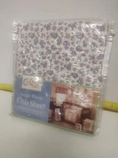 CoCaLo Sugar Plum Multi-Color Fitted Crib Sheet  28" x 52"