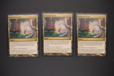 MTG Lot of 3 Primal Beyond Morningtide