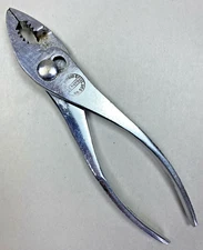 Vintage SANTO Tools No. 906 Slip Joint Pliers 6-1/2" Long Tool Japan Nice Santo