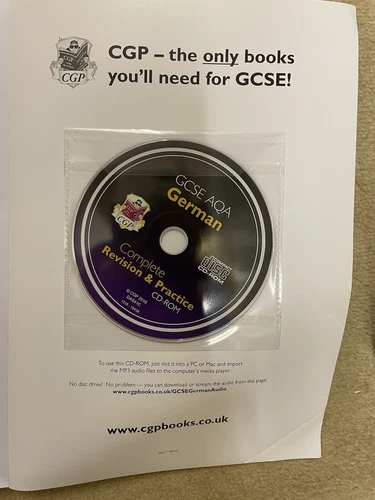 German GCSE AQA Revision Book (for Grade 9-1) Exams) And CD-ROM (RRP £12.99) - Picture 4 of 4