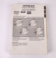 Hitachi English/Spanish/Fr Manual For DZ-GX3300A/DZ-GX3200A/DZ-BX35A Camcorders