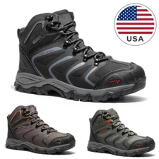 Men Ankle High Waterproof Hiking Boots Outdoor Lightweight Shoes Trekking