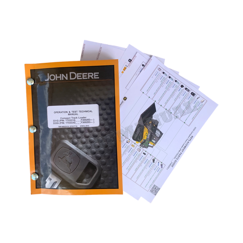 JOHN DEERE 331G 333G SKID STEER OPERATION TEST MANUAL + !BONUS! eBay
