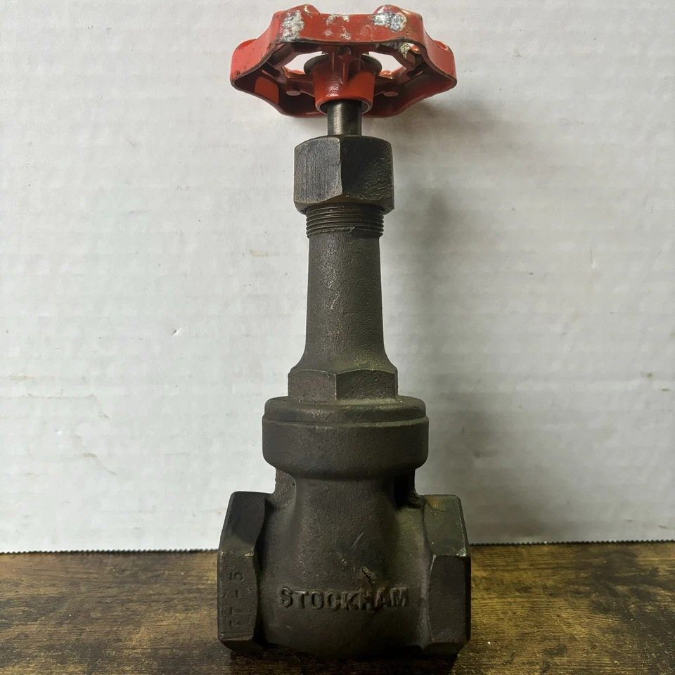 Stockham B-114 1” Bronze Threaded Gate Valve 2-Way 125 Made In USA - Image 2 of 4