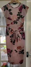 Pretty little thing floral  occasion dress size 10 worn once