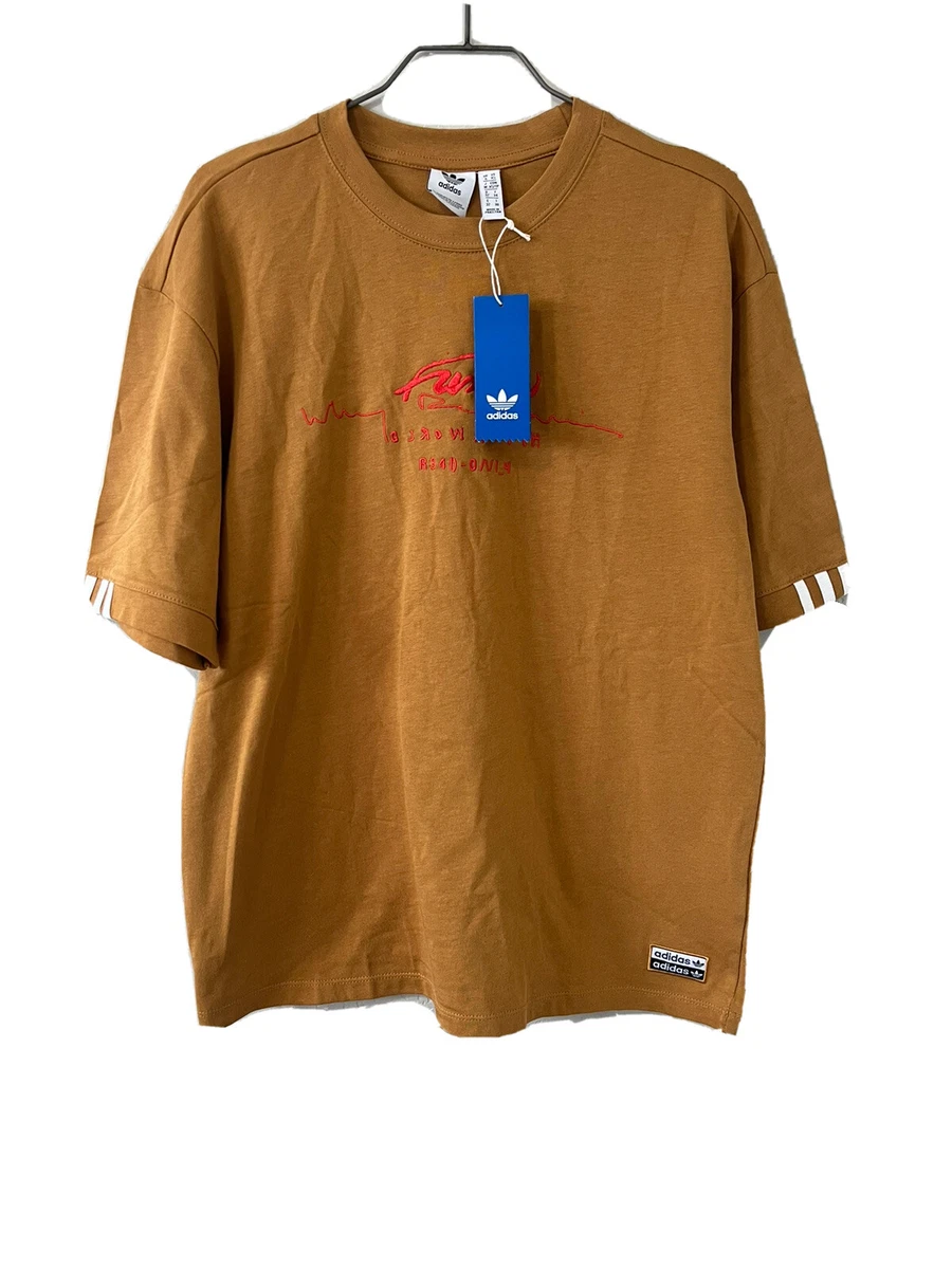 adidas shirt brown