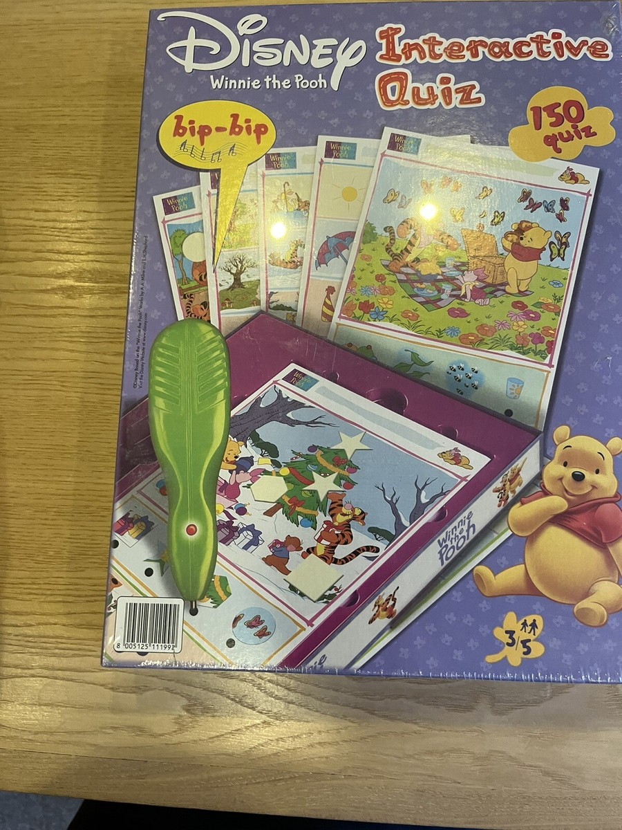 Disney Winnie The Pooh Interactive Quiz Clementoni NEW SEALED