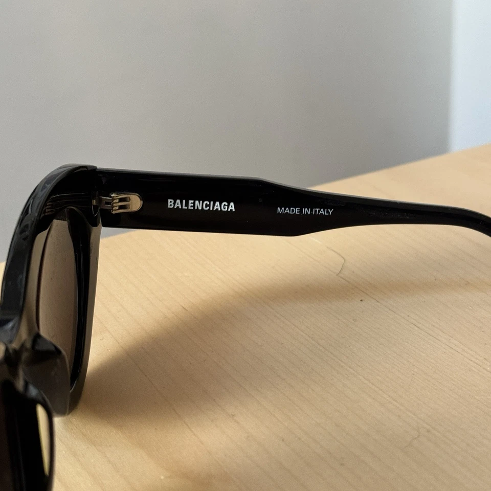 Gafas de sol BALENCIAGA ojo de gato lentes negras/grises brillantes Foto 4 de 4