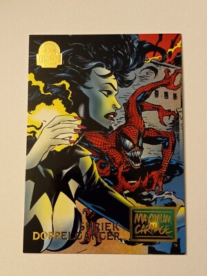 Trading Card - '94 Marvel Universe - Maximun Carnage - SHRIEK & DOPPELGANGER 
