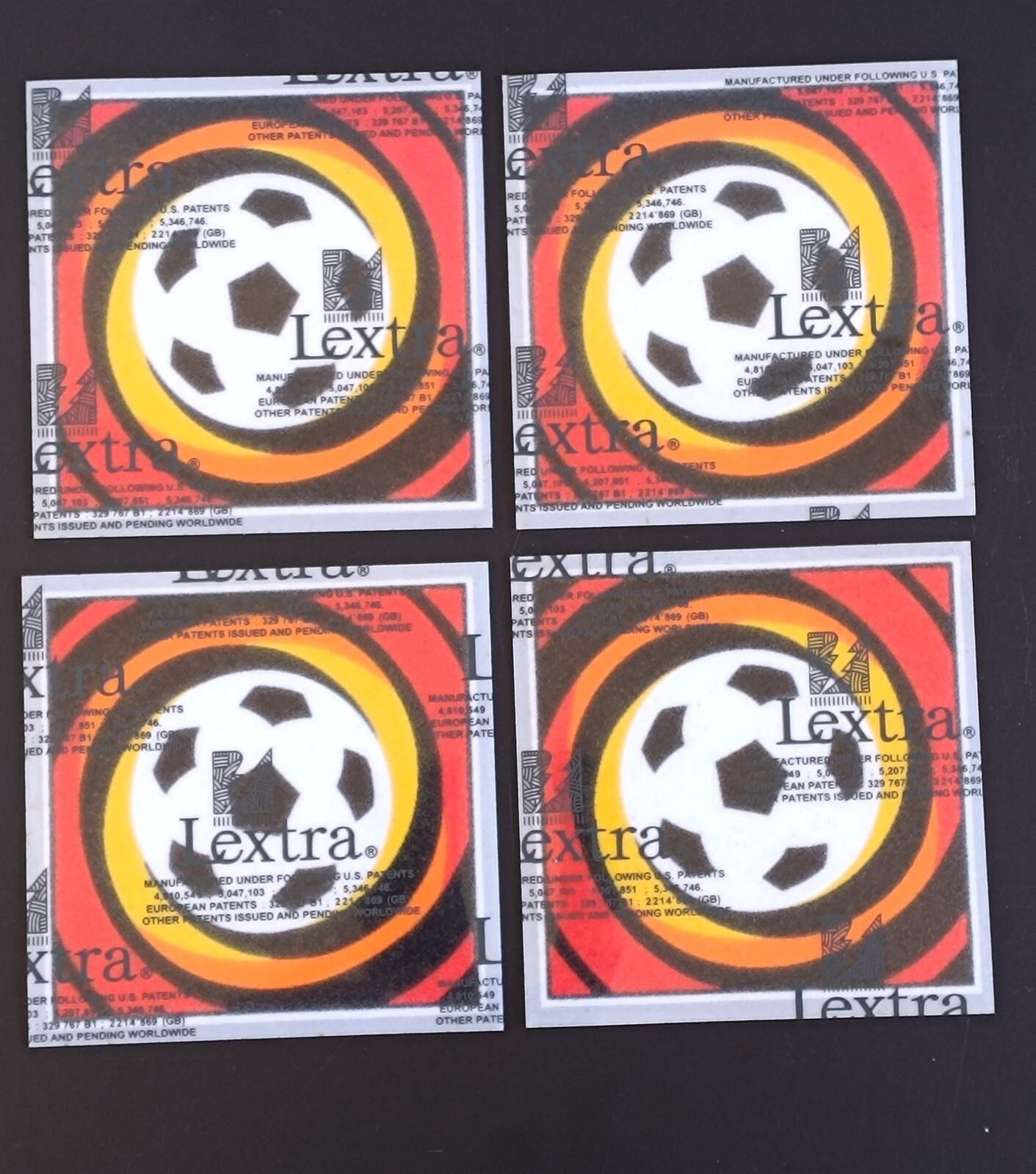 Lextra FOUR PATCHES LEXTRA BUNDESLIGA 97-02 GERMANY ALEMANIA FOOTBALL SOCCER ...