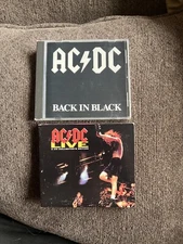 AC DC 2 CD Lot: Back in Black, and Live