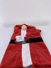 Merry Makings Santa Bathrobe Pet Size Small Medium Festive & Fresh New