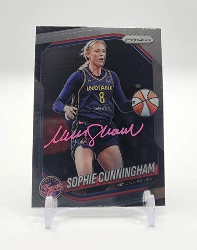 SOPHIE CUNNINGHAM Signed IP Auto 2025 Prizm WNBA Indiana Fever SWAU eBay Live