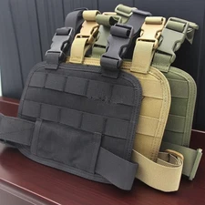 Tactical MOLLE Hanging Quick Release Drop Leg Thigh Platform Rig for Gun Holster