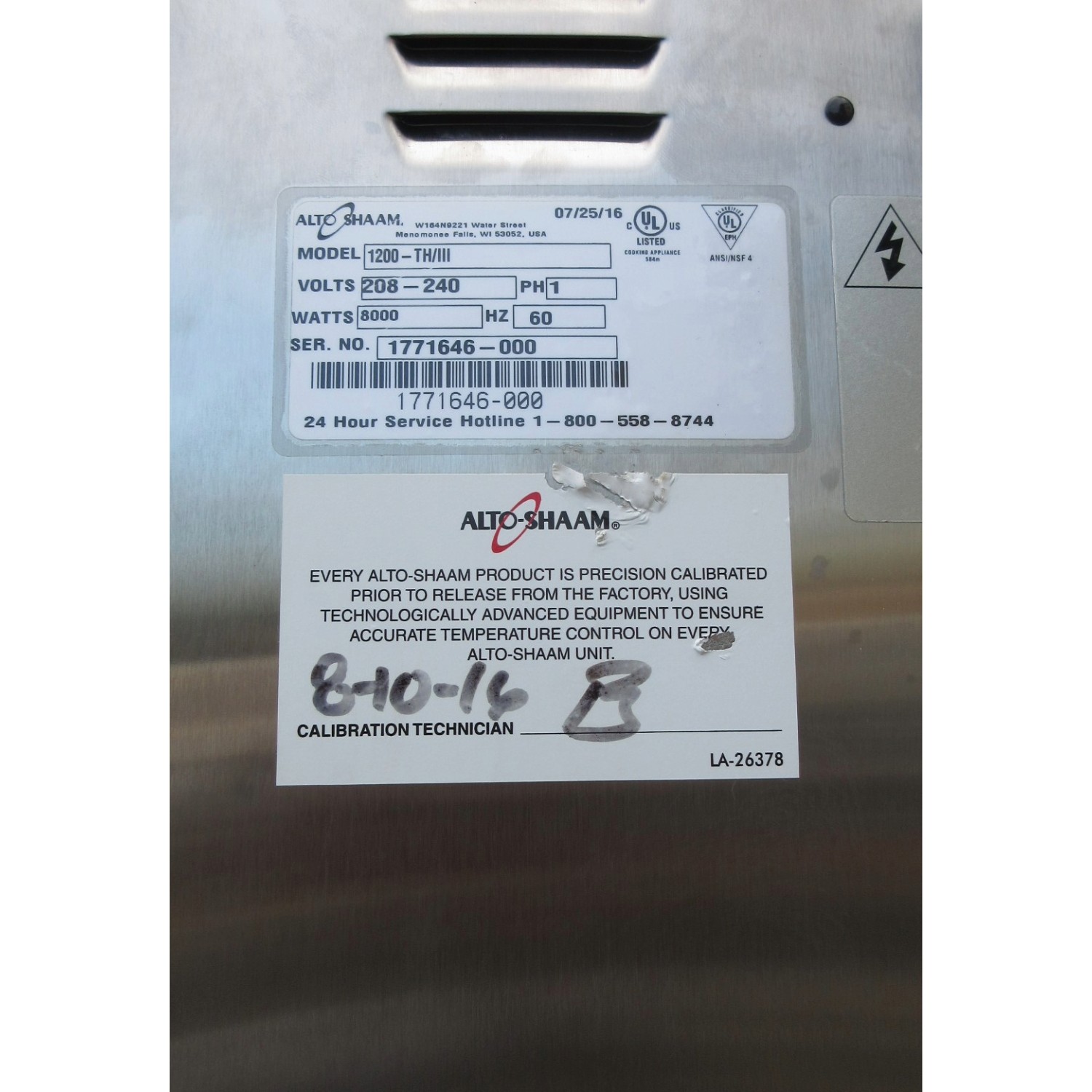 Alto Shaam 1200-TH-III Electric Cook & Hold Oven