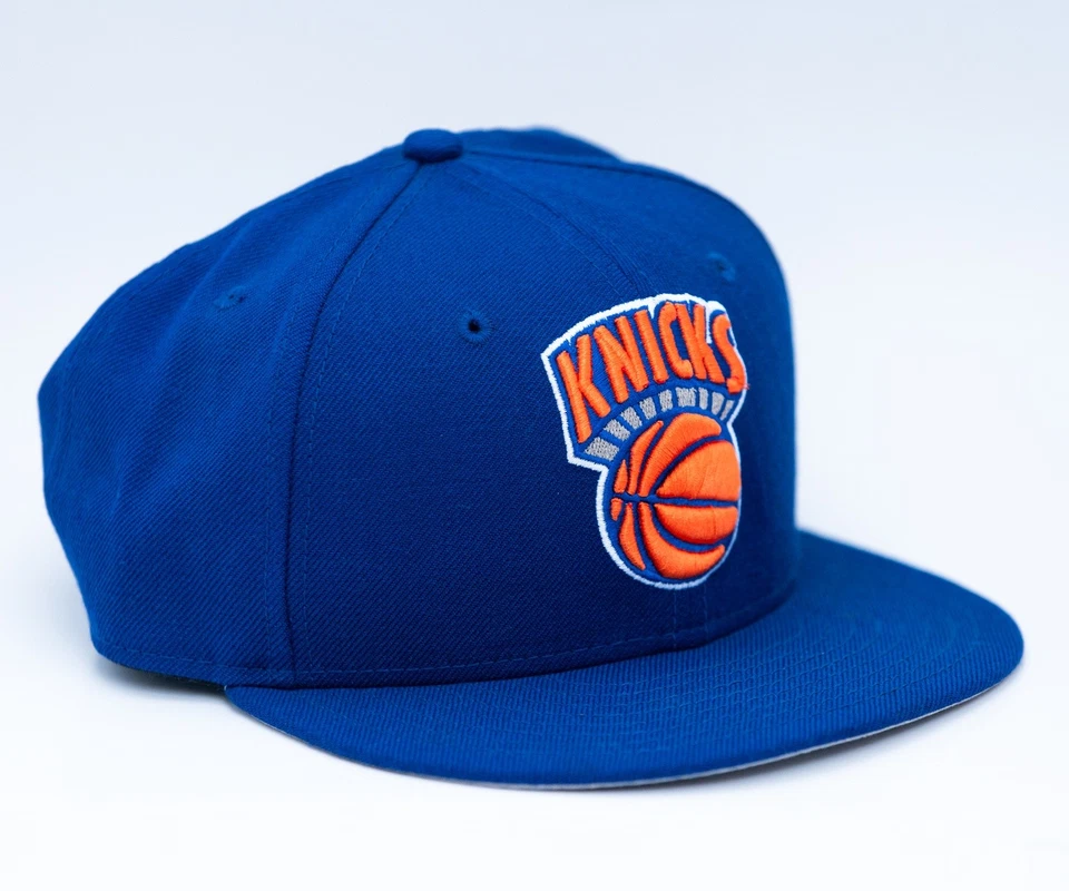 New York Knicks Hat Cap Fitted Mens 7 1/4 Blue NBA Basketball Wool New Era - Image 2 of 4