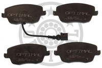 Optimal BP-77501 BremsklöTze, BremsbeläGe Vorne FüR Skoda Roomster (5J7)