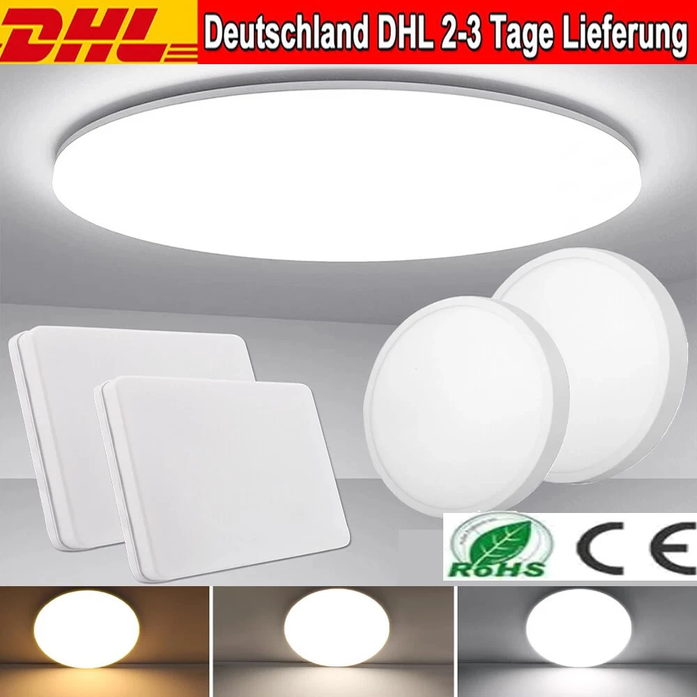 LED Deckenleuchte Mit Bewegungsmelder, 18W 1800LM, LED Deckenlampe Mit