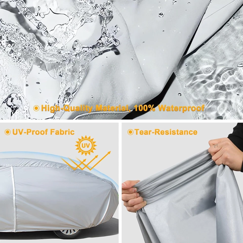 For Mercedes-Benz C300 Car Cover Fleece Lining Snow Dustproof All-Weather USA - Изображение 4 из 4
