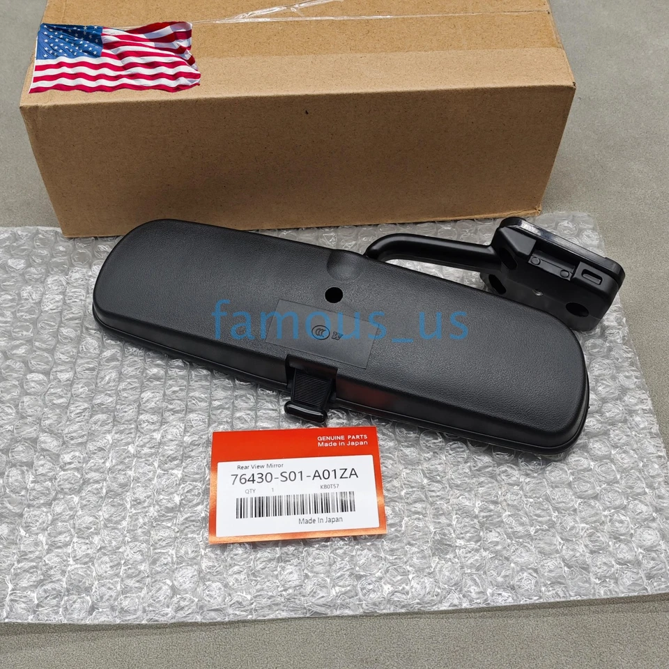 Espejo retrovisor interior nuevo para Honda Civic 1.6L 1996 1997 1998 1999 2000 Foto 4 de 4