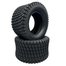 24x12.00-12 4Ply Lawn Mower Tires - Set (Compatible with JD Mowers and More)