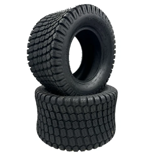 24x12.00-12 4Ply Lawn Mower Tires - Set (Compatible with JD Mowers and More)