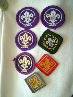 BOY SCOUTS BOY SCOUTS OLD EMBROIDERED SEW ON BADGES (7)