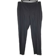 NWT Talbots Petites Heritage Dress Pants Black Straight Leg Mid Rise 12P