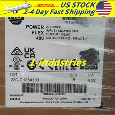 Brand New Allen-Bradley 22C-D105A103 Panel Mount 105A High Power VFD