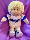 Dodgers All Star Cabbage Patch Kids Baseball Boy 1986