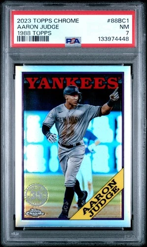 2023 Topps Chrome - 1988 Topps Baseball Aaron Judge #88BC-1 Yankees - PSA 7