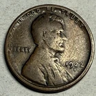 1922-D Lincoln wheat cent. Fine, weak reverse. #q1
