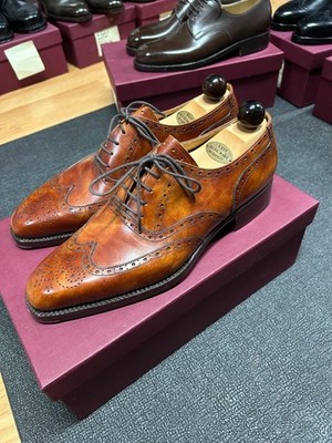 Vass shoes - VASS0045 - Budapest Oxford - Gold Museum Calf  - 42 EU - U last