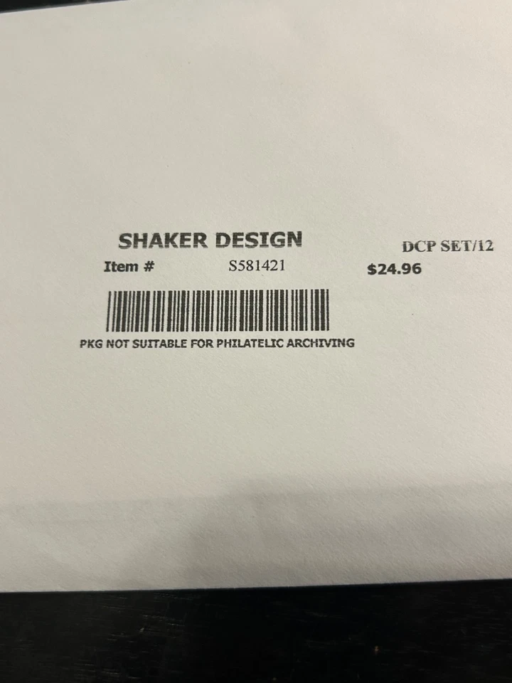 US Scott # 5896a-5896l Shaker Design Digital Color Postmarks Set of 12 FDC 2024 - Image 2 of 4