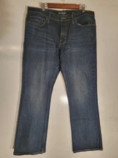 Goodfellow & Co. Boot Cut Jeans Mens 38x32 Washed Dark Denim Total Flex