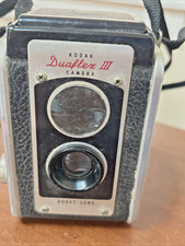 VINTAGE KODAK DUAFLEX llI BOX CAMERA WITH KODET LENS VG CD