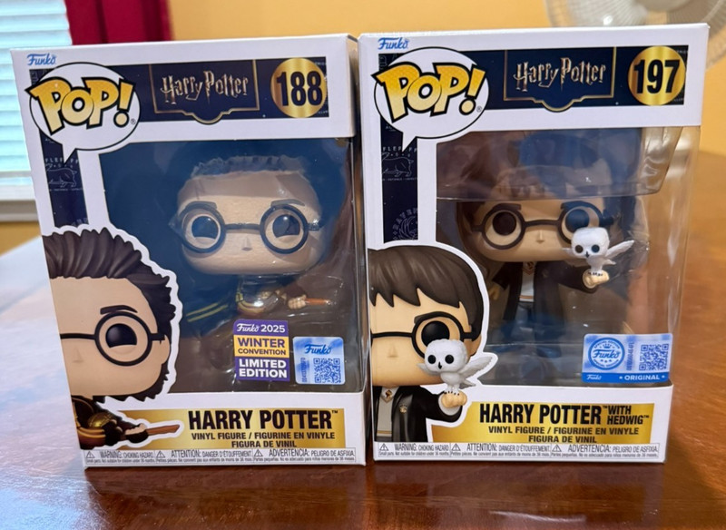 TitanShield 2 Funko Pop! HARRY POTTER HEDWIG 197 188 WINTER CONVENTION 2025 LE