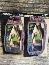 Lot 2 Pro Strength Active Waistband, Dual Pocket Storage Adjustable Multi color.