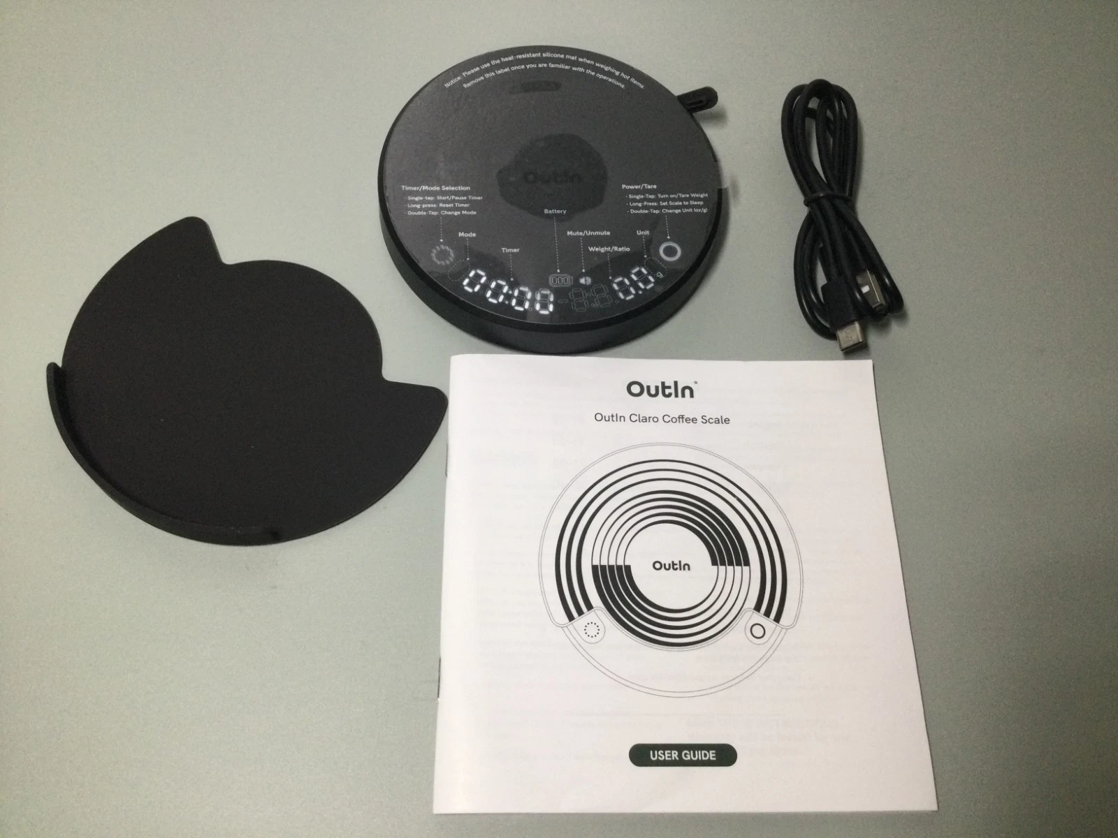 OutIn Claro Portable Coffee Scale, Espresso Scale 2kg/0.1g Accurate Measurement,
Opens in a new wind