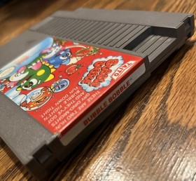 Vintage Bubble Bobble (Nintendo NES, 1988) with manual ~ Authentic 