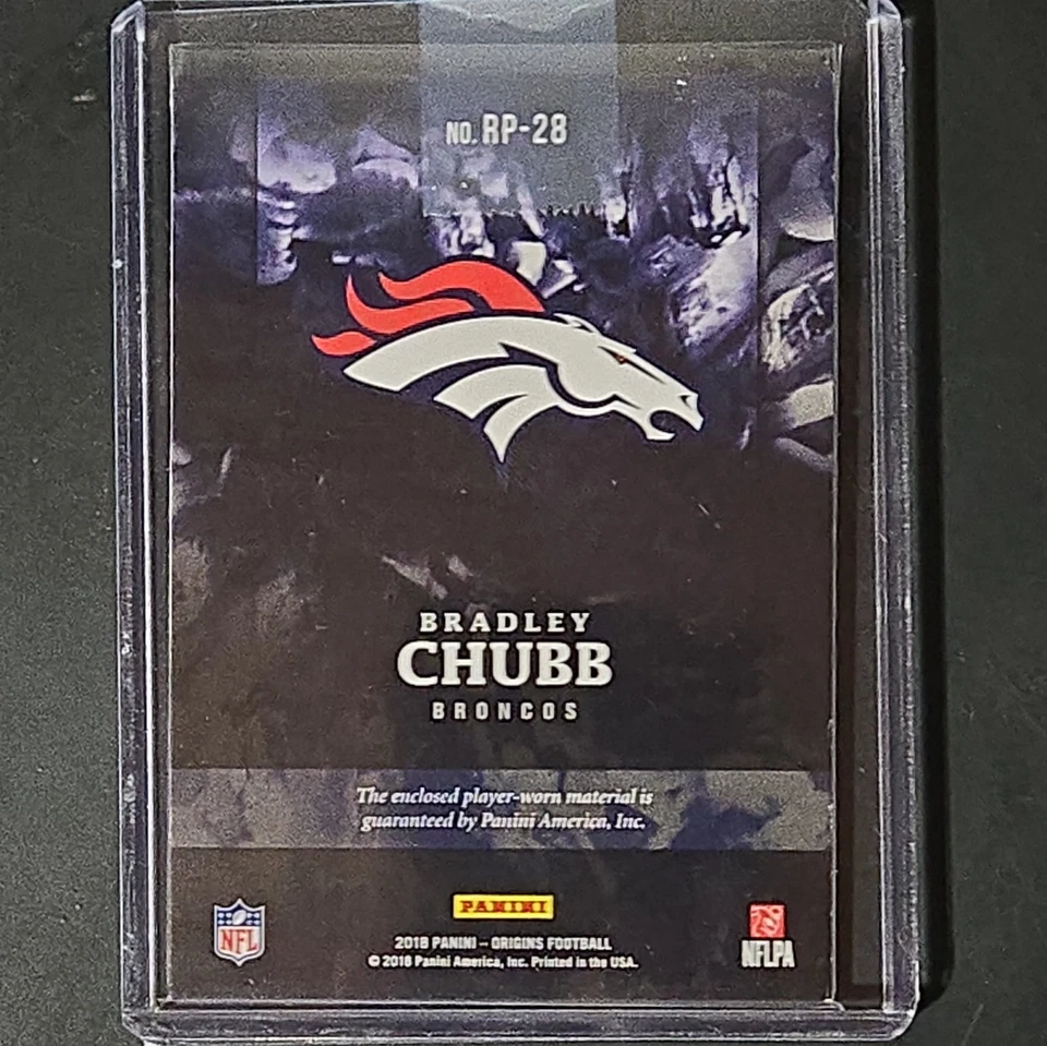 2018 Panini Origins Rookie Patches #RP-28 Bradley Chubb /49 - Image 3 of 3