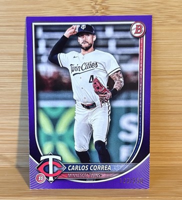 2025 Bowman #73 Carlos Correa Purple #/250 | eBay