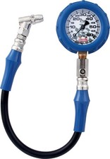 Tire Pressure Gauge with Swivel Chuck and Relief Valve for Racing Cars