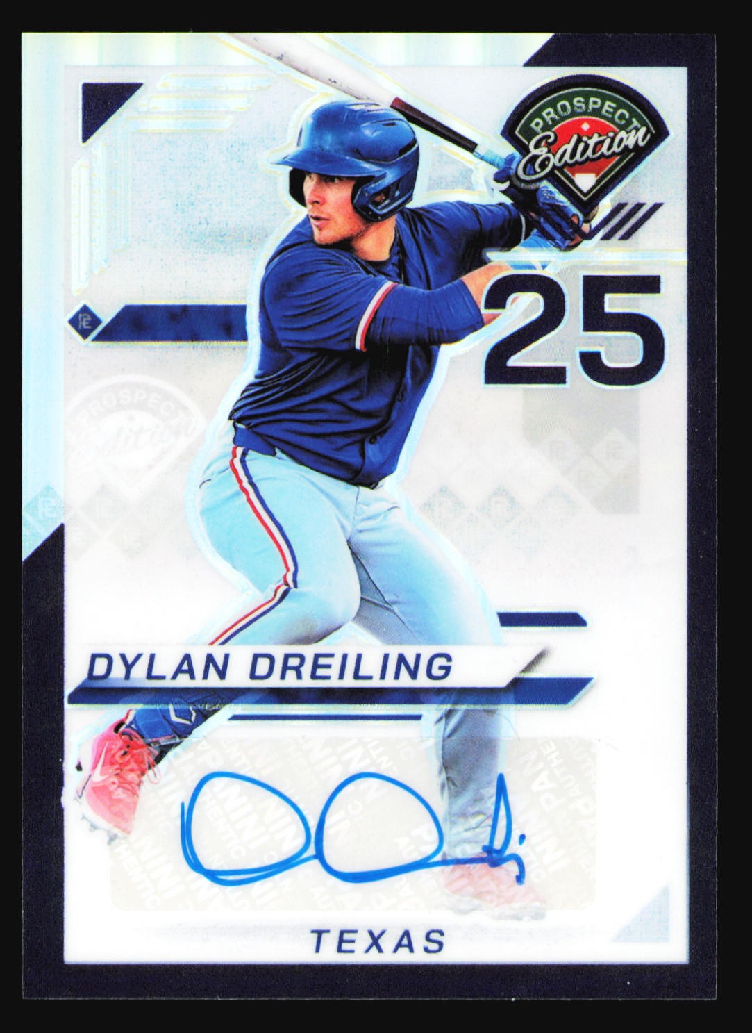 2025 Prospect Edition Purple Prizm Signatures /125 Dylan Dreiling #41 Auto 