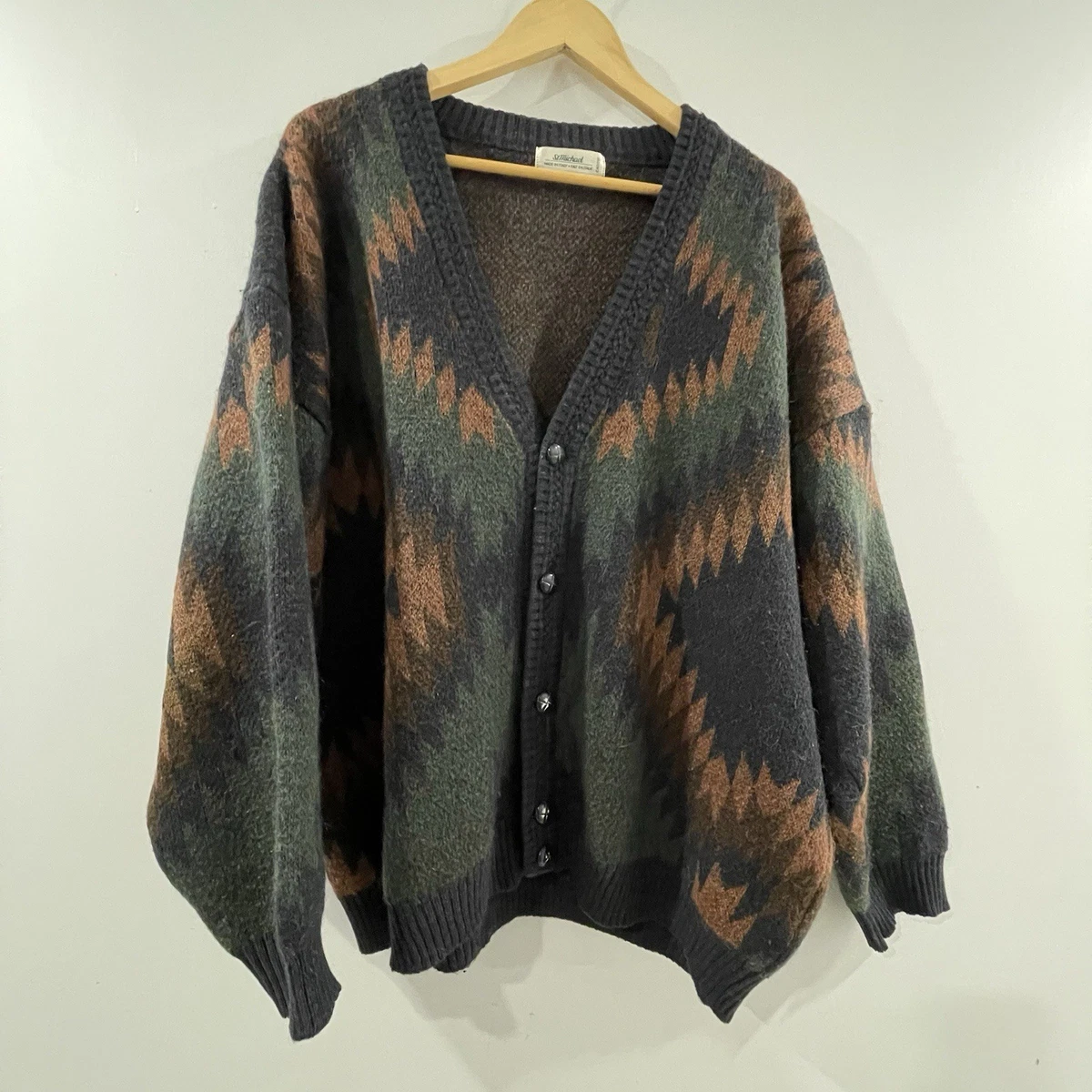 vintage alpaca cardigan products for sale | eBay